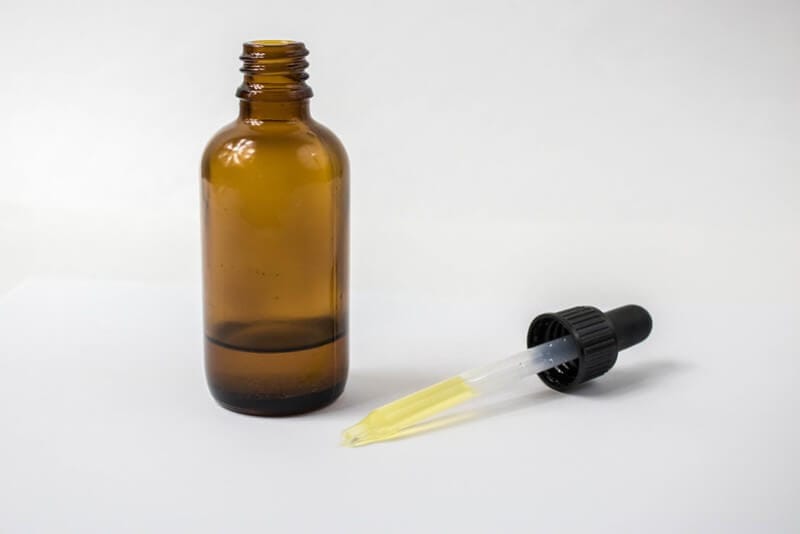 essential oil with dropper