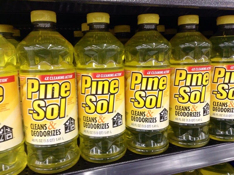 lemon pine sol bottles