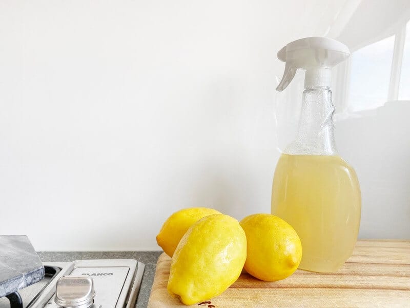 lemon spray bottle