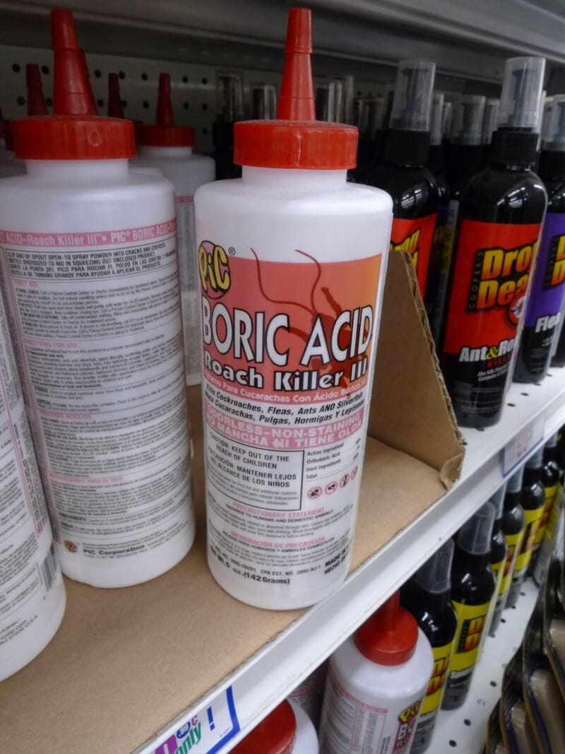 boric acid effective to kill roach