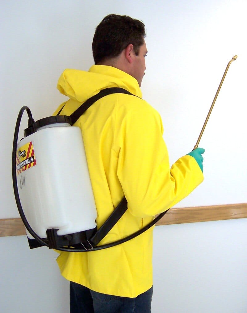 effective pest control with pesticide spray
